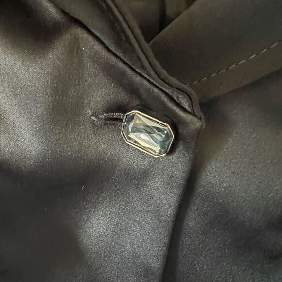 Express Design Studio Satin Tuxedo Suit Jacket - Picture 5 of 8